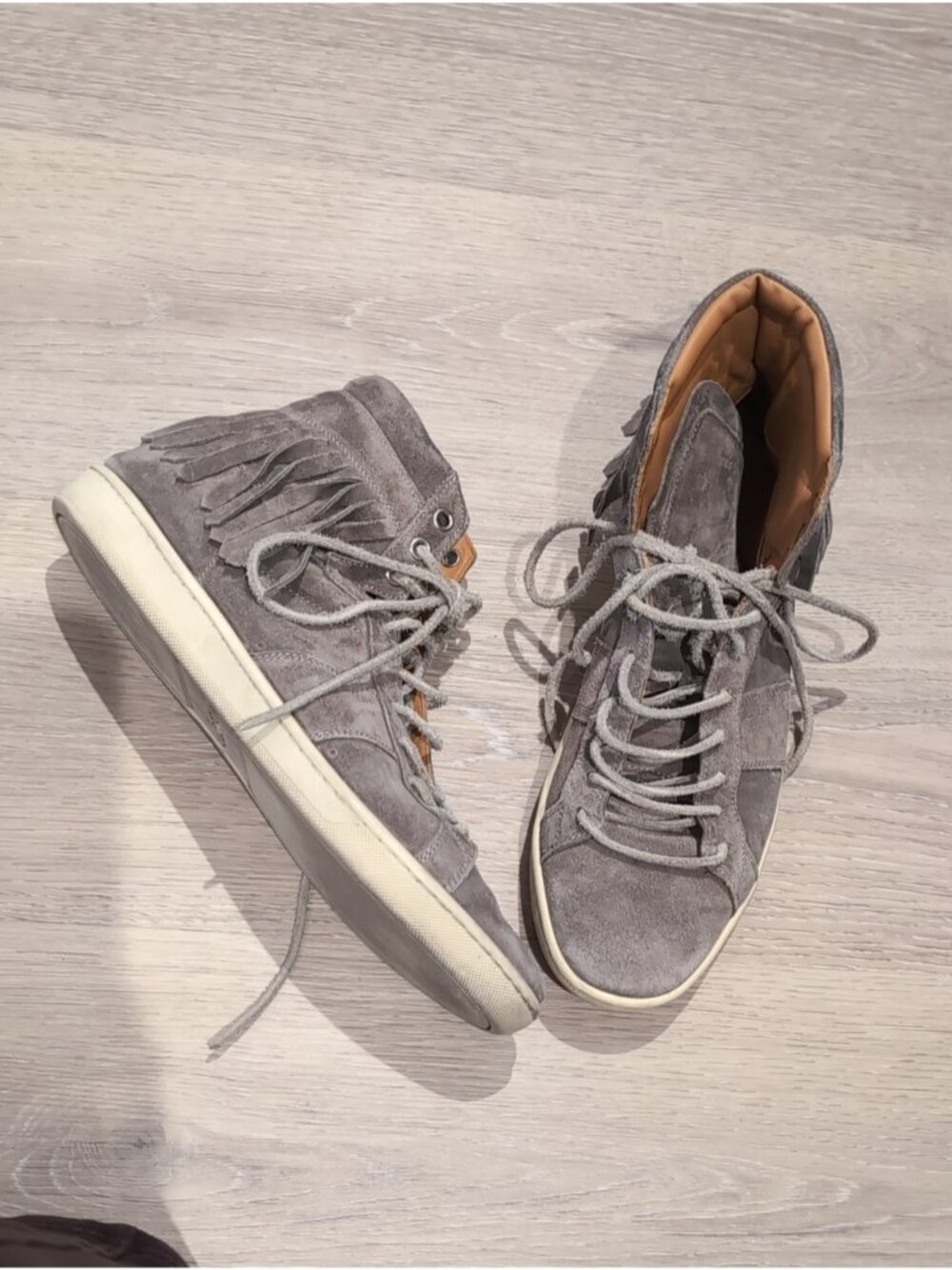 Yves St Laurent Fringe suede Court Classic Show Sneaker